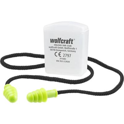 Wolfcraft Oordoppen | Met koord | 1 paar - 4962000