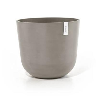 Ecopots Oslo kunststof bloempot Taupe - Ø 52,5 cm