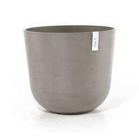 Ecopots Oslo kunststof bloempot Taupe - Ø 52,5 cm - thumbnail