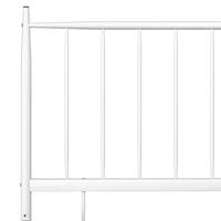 Bedframe metaal wit 180x200 cm - thumbnail