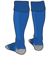 PUMA teamLIGA Voetbalsokken Blauw Wit - thumbnail