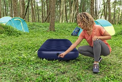 Bestway Junior Eenpersoonsmatras met Voetpomp 185x76x28 cm Luchtbed en Kamperen 67223 - thumbnail