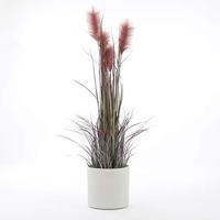 Mica Decorations bloempot Era rond 32.5x31cm lichtgrijs mat - thumbnail