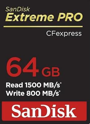 Sandisk CFexpress Extreme Pro 64GB 1500/800MB/s type B