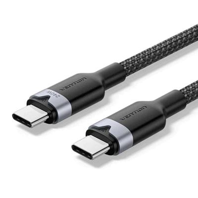 USB-C naar C 2.0-kabel Vention 3.1 5A 240W 1m BK