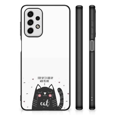 Samsung Galaxy A23 Hoesje Cat Good Day