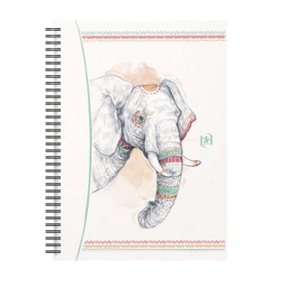 Oxford Boho Chic spiraalblok, ft A5, 120 bladzijden, gelijnd, geassorteerde kleuren