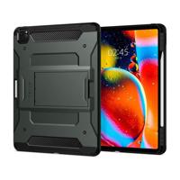 Spigen - iPad Pro 12.9 (2018) Hoes - Tough Armor Pro Groen - thumbnail