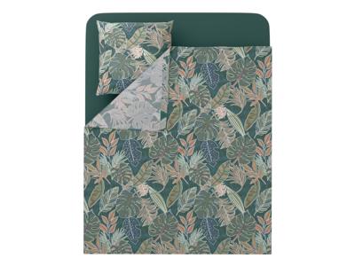 LIVARNO Dekbedovertrek set 140 x 200 cm (Groen)