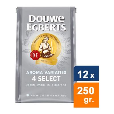 Douwe Egberts - Select (4) Filter Koffie - 12x 250g