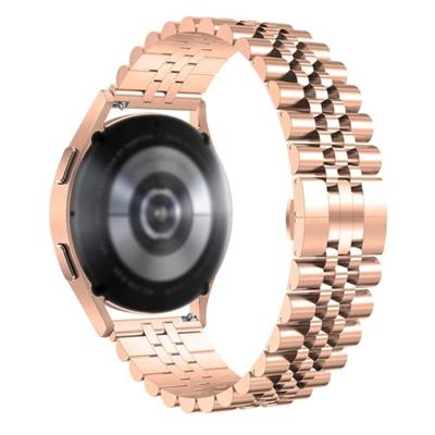 By Qubix - Stalen band - Rosé goud - Compatible met Garmin Approach S12 / S40 / S42 - Compatible Garmin bandje - Bandbreedte: 20mm