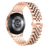 By Qubix - Stalen band - Rosé goud - Compatible met Garmin Approach S12 / S40 / S42 - Compatible Garmin bandje - Bandbreedte: 20mm - thumbnail