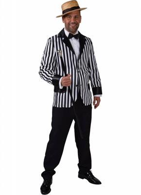 Colbert streep zwart/wit elite