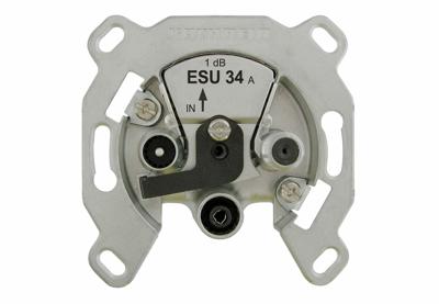 Kathrein ESU 34 Antennedoos TV, FM, Satelliet Inbouw (in muur) Enkele aansluitdoos