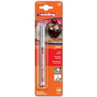 Paintmarker edding 751 oliebasis 1-2mm zilver bls - thumbnail