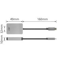 ACT AC7056 USB-C OTG kaartlezer - thumbnail