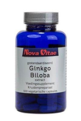 Nova Vitae Ginkgo biloba extract 120 mg 100 Vegetarische capsules