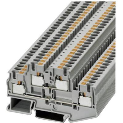 Phoenix Contact 3211786 Klem 2-etages 6.2 mm Snelaansluiting Grijs 1 stuk(s) Piece