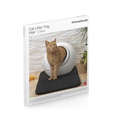InnovaGoods® Kattenbakmat Clikatt, vangt kattenbakvullingresten op, met functie van een kattenbakmat, compact ontwerp en gemakkelijk schoon te maken, ideaal voor thuis.