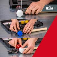 Wiha 44008 44008 Kunststof hamer Middelhard, Middelzacht, Zeer hard 2371 280 mm 1 stuk(s) - thumbnail