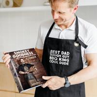 Smokey Goodness BBQ boek met naam en foto - Cadeaupakket voor papa's - thumbnail