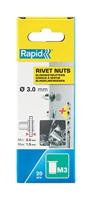 Rapid Blindklinkmoeren M3, 20 stuks + boor - 5000670 - 5000670 - thumbnail