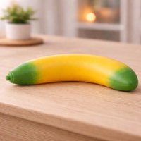 XL Squeeze Banana 40cm - Stressbal Banaan - thumbnail
