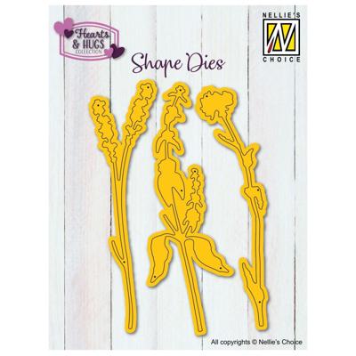 Nellie's Choice • shape dies bloemen 3x10x3cm 3st.