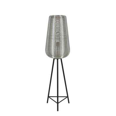 Light & Living Vloerlamp 'Adeta', nikkel, 135cm hoog