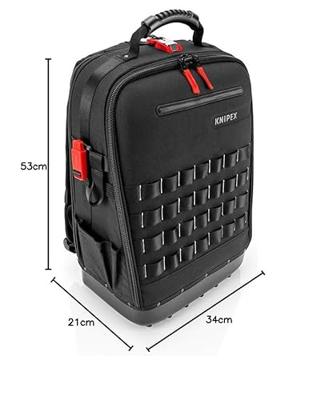 Knipex Modular X18 Sanitär Gereedschapsrugzak (gevuld) Sanitair (b x h x d) 340 x 530 x 210 mm