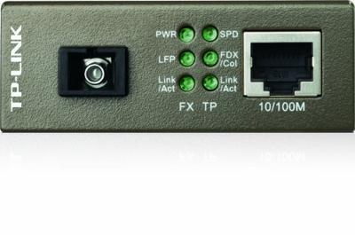 TP-LINK 10/100M RJ45 naar 100M single-mode SC fiber Converter - MC111CS SMB