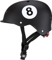 Globber helm elite lights black 8 ball - thumbnail