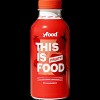 YFood Drinkmaaltijd Fruity Strawberry 500ML bij Jumbo - thumbnail