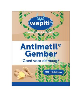 Wapiti Antimetil Gember 30Tabletten
