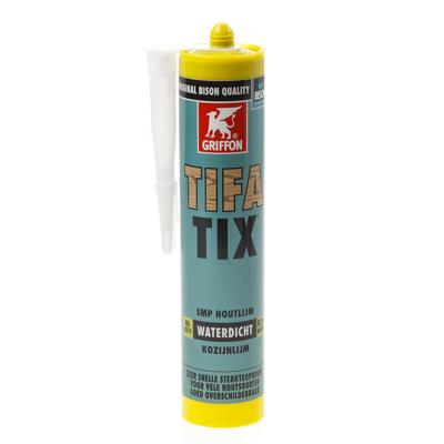 Griffon Tifa-Tix Kozijnlijm - 435gr - 6313552 Griffon Tifa-Tix Kozijnlijm - 435gr - 6313552