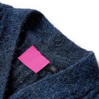 Kindervest gebreid 92 marineblauw - thumbnail