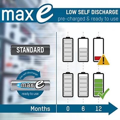 ANSMANN accu&apos;s "maxe" rechargeable bat. maxe mignon 4piec.2100mah - thumbnail
