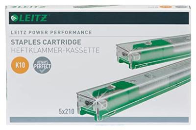 Leitz Power Performance K10 cartridge, 10mm pootlengte, 210 nietjes per cartridge