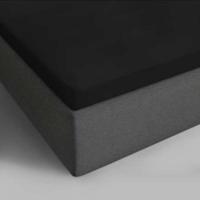 Dreamhouse Katoenen Topper Hoeslaken Zwart 90 x 200 cm - thumbnail