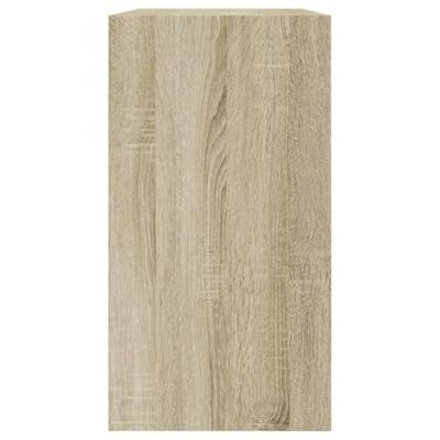 VidaXL Schoenenkast 80x34x63 cm bewerkt hout sonoma eikenkleurig