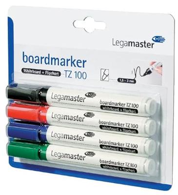 Whiteboardmarker legamaster tz100 2mm 4st ass | 10 stuks