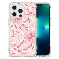 Apple iPhone 13 Pro Case Pink Flowers - thumbnail