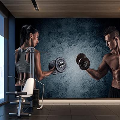 Fotobehang - Sportschool energie, premium print, inclusief behanglijm