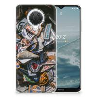 Nokia G20 | G10 | Siliconen hoesje | met foto Badges - thumbnail