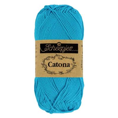 Scheepjes Catona 25g - 146 Vivid Blue - Haakgaren / Breigaren