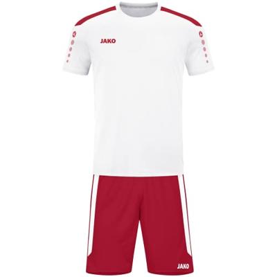 JAKO 4223K Shirt Power Km Kids - Wit/Rood - 128