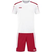 JAKO 4223K Shirt Power Km Kids - Wit/Rood - 116 - thumbnail