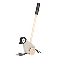 Small Foot - houten duwfiguur penguin - thumbnail
