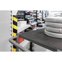 Durable 1108130 Beschermprofiel Zwart, Geel (l x b x h) 1000 x 60 x 20 mm - thumbnail