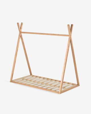 Kave Home Kinderbed 'Maralis', 70 x 140cm, kleur Naturel Kave Home Kinderbed 'Maralis', 70 x 140cm, kleur Naturel